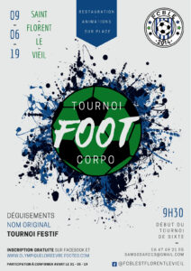 affiche tournoi foot 2019